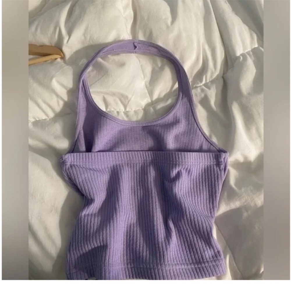 H&M Lilac Ribbed Tank Top - Picture 2 of 2